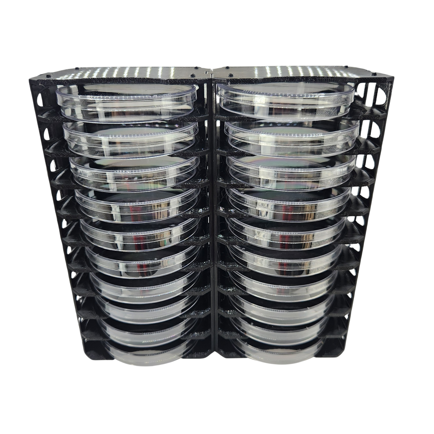 Linkable Petri Dish Rack