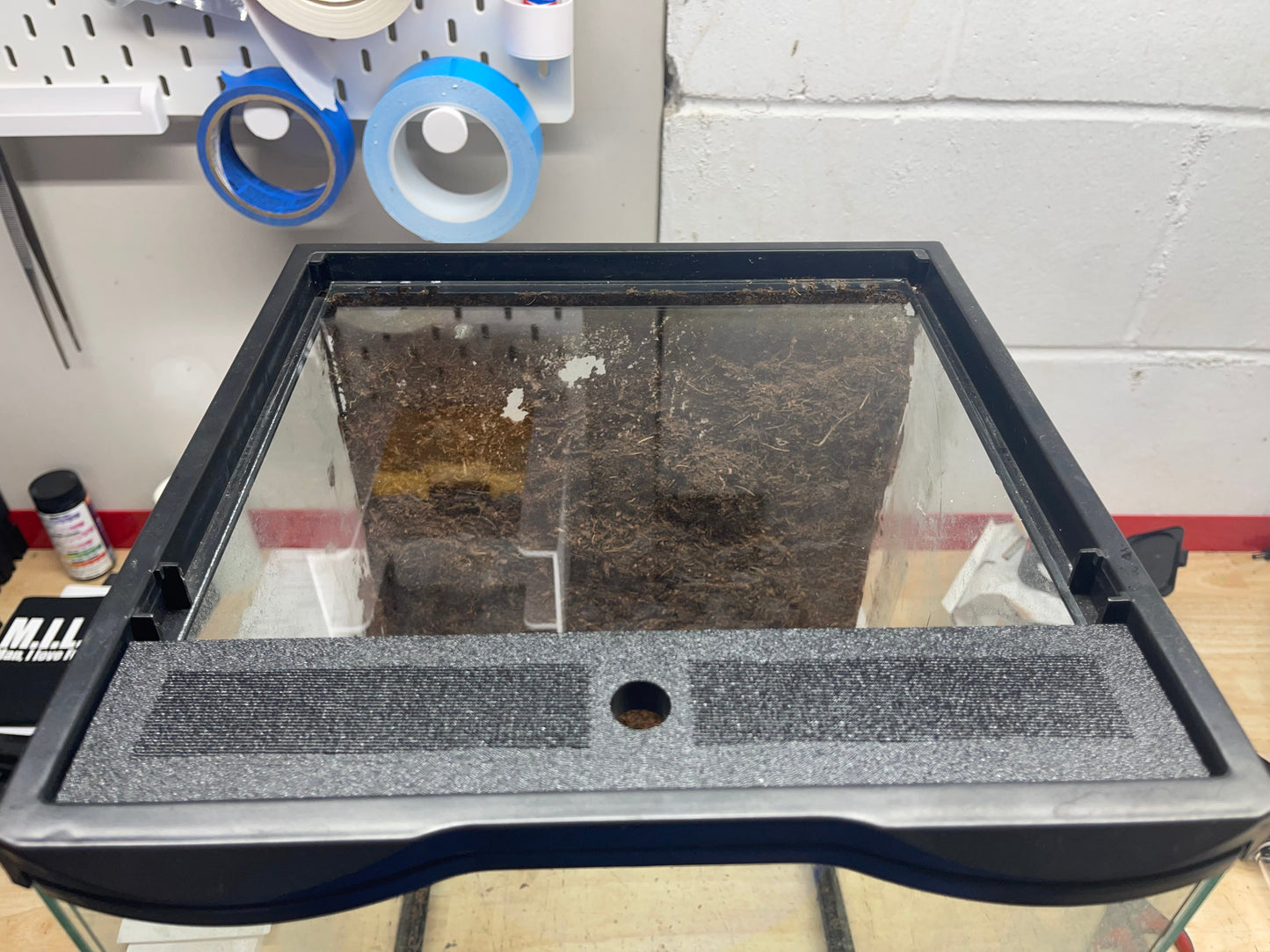 Custom Replacement Top for 12" Zoomed Terrariums – Humidity Retaining with Fly-Proof Ventilation