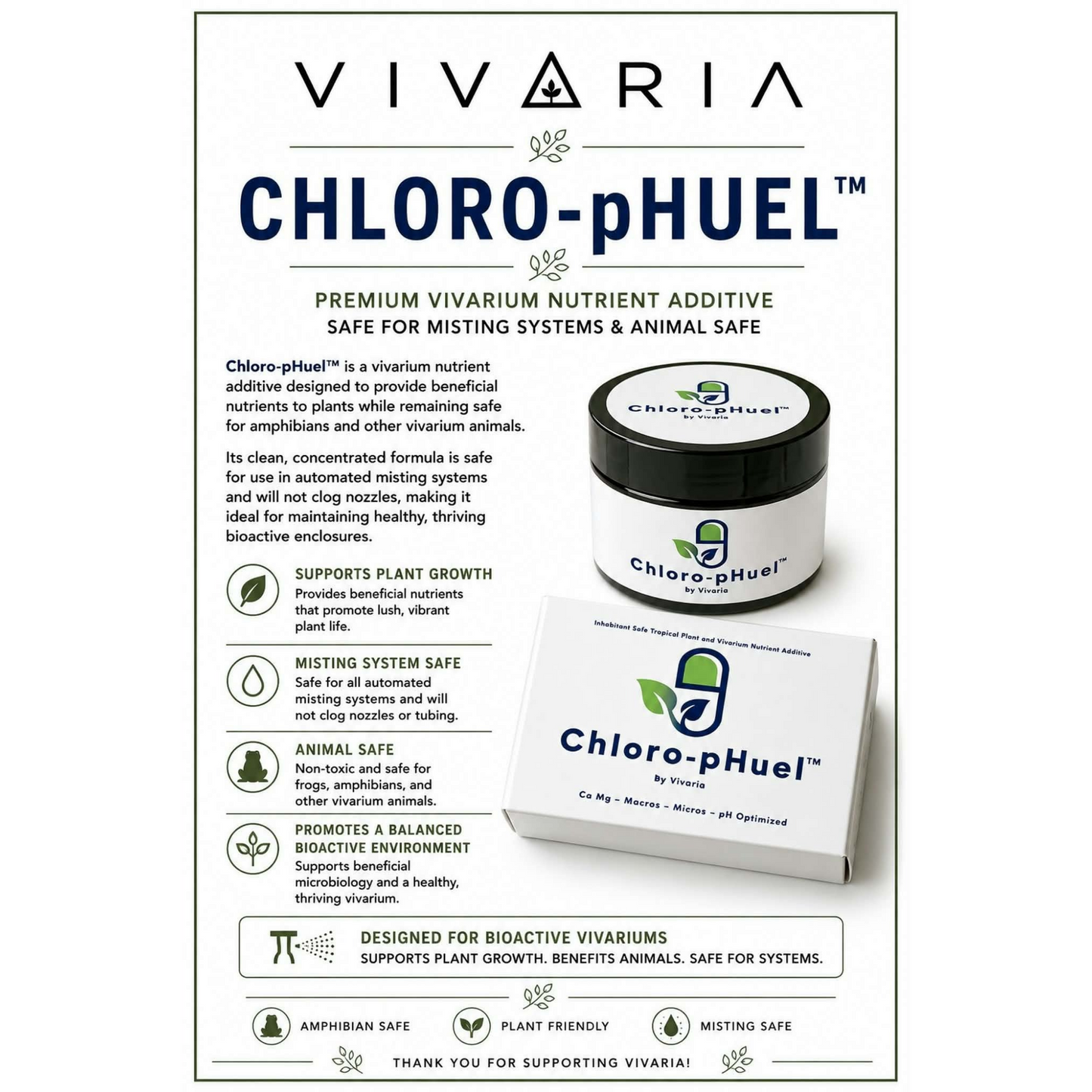 Chloro-pHuel Vivarium Safe Fertilizer